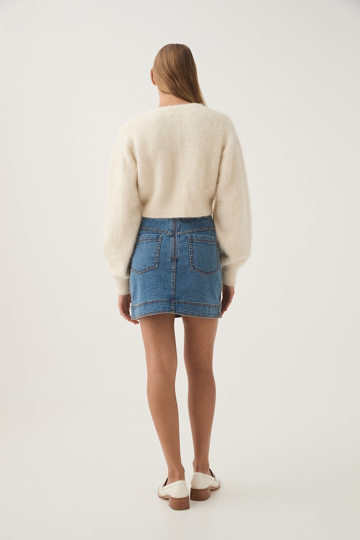 Women Belmond Denim Mini Skirt | Aje