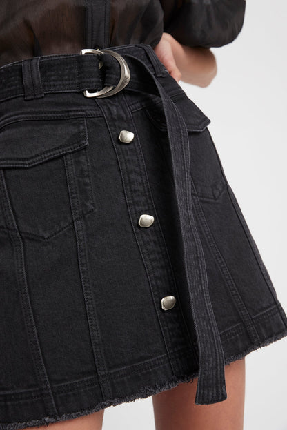 Women Arlow Denim Mini Skirt | Aje