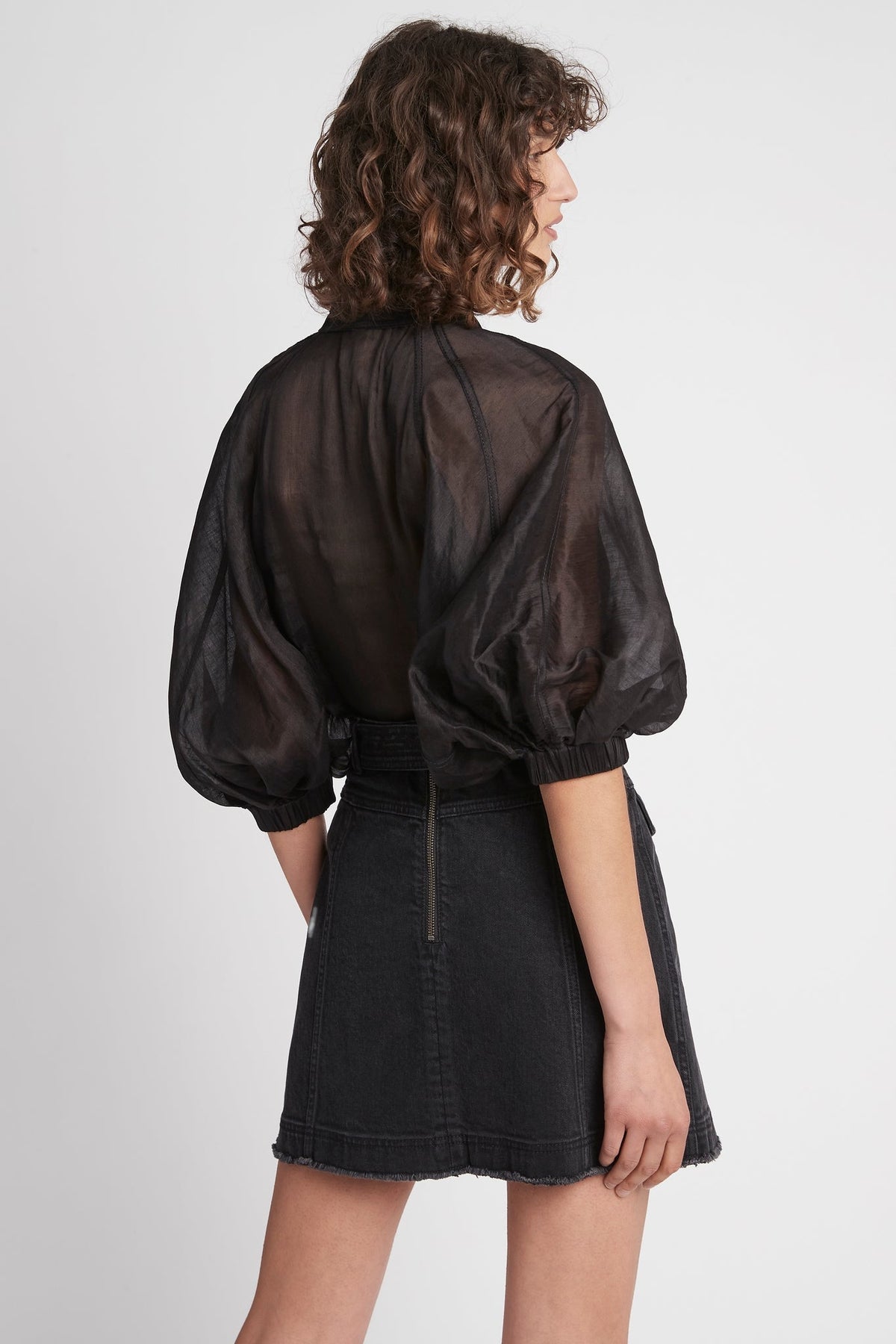 Women Arlow Denim Mini Skirt | Aje