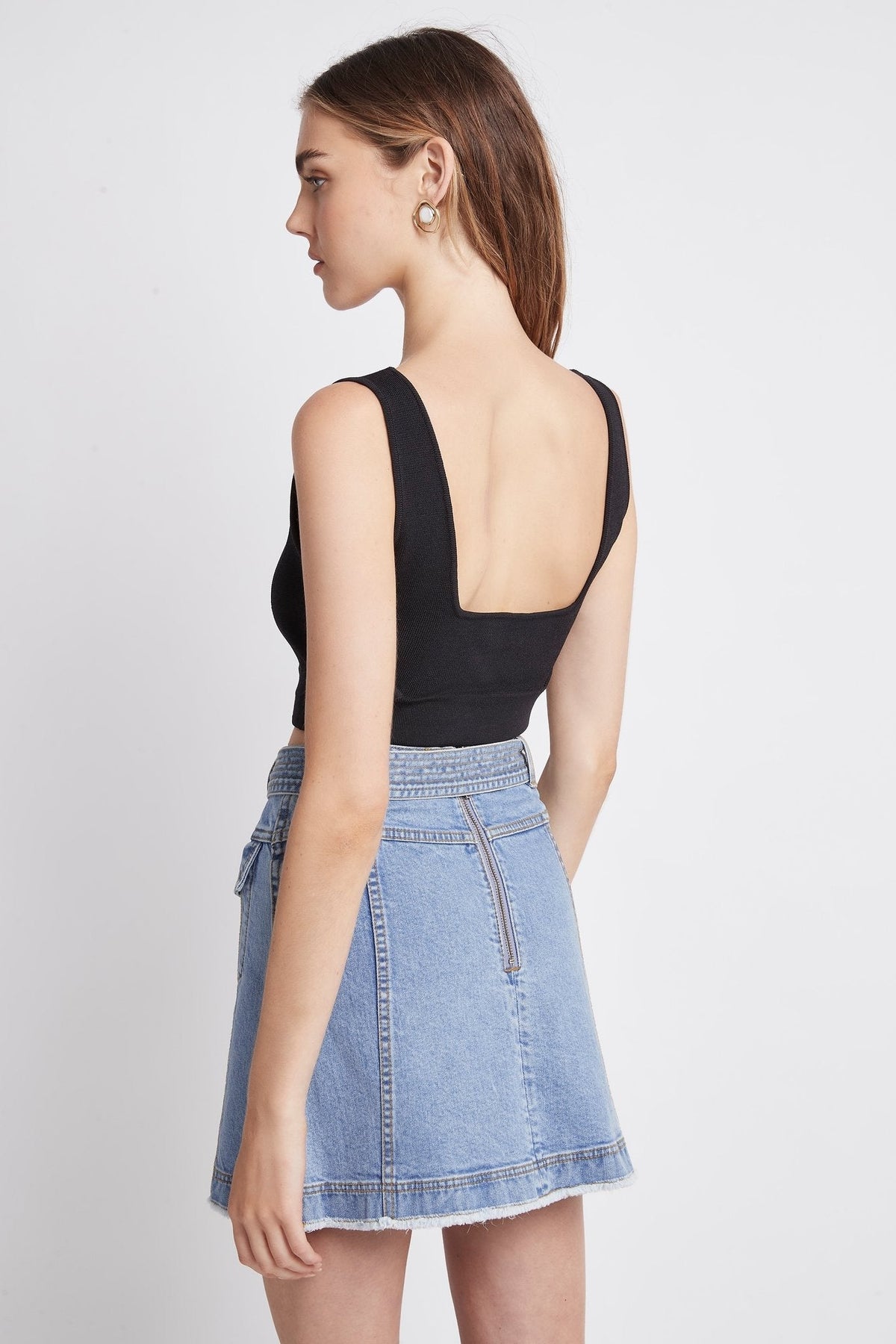 Women Arlow Denim Mini Skirt | Aje