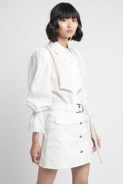 Women Arlow Denim Mini Skirt | Aje