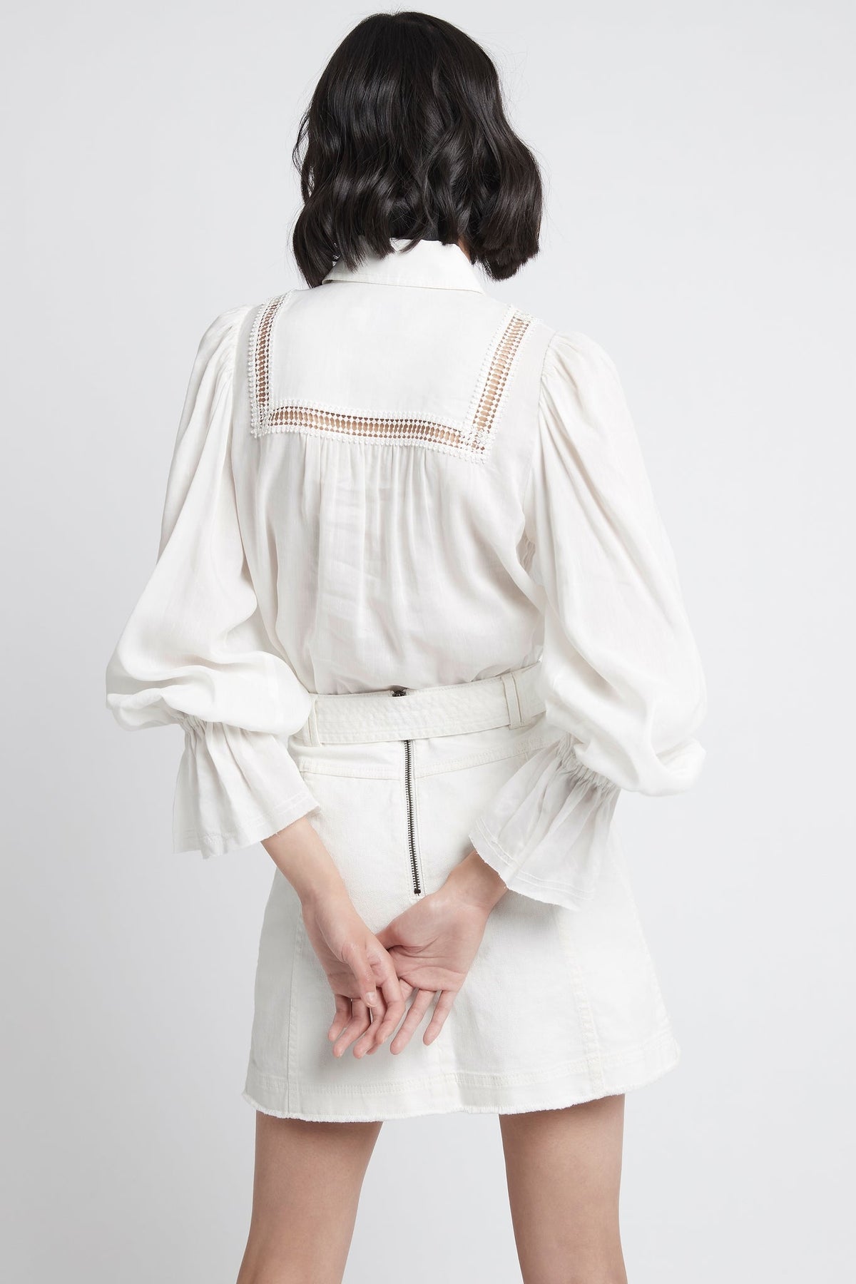 Women Arlow Denim Mini Skirt | Aje