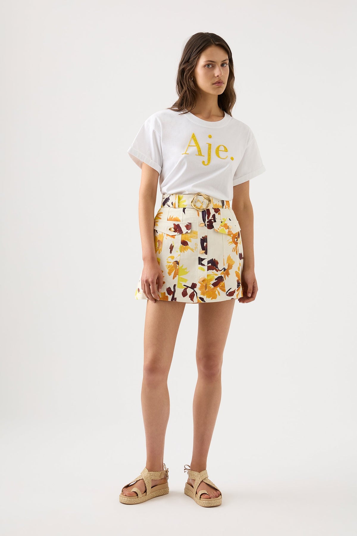 Women Valerie Utility Mini Skirt | Aje