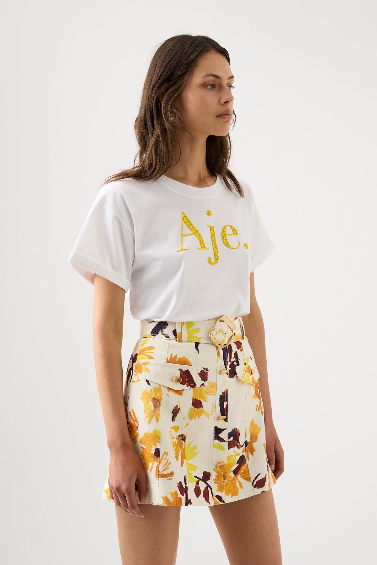 Women Valerie Utility Mini Skirt | Aje