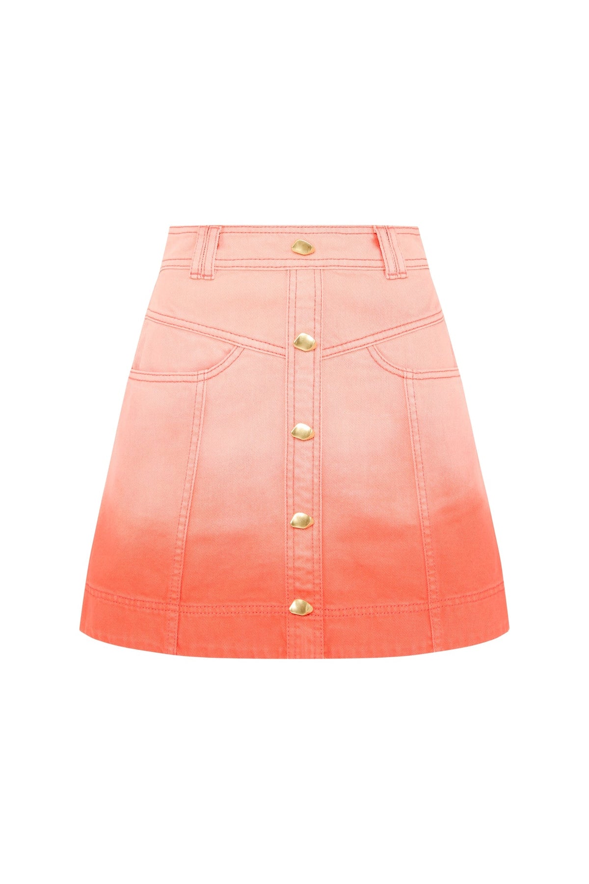 Women Ember Ombre Denim Mini Skirt | Aje