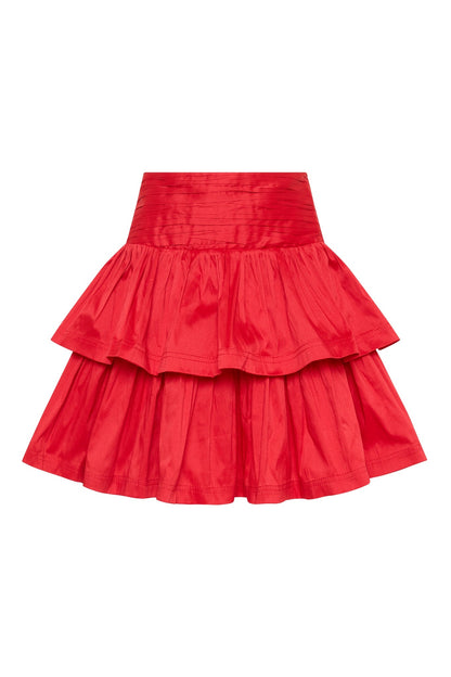 Women Rhythmic Tiered Frill Skirt | Aje