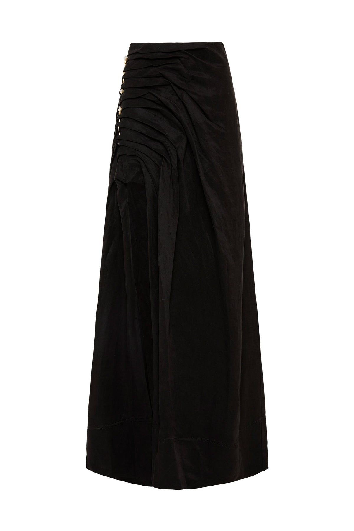 Women Mika Draped Split Midi Skirt | Aje