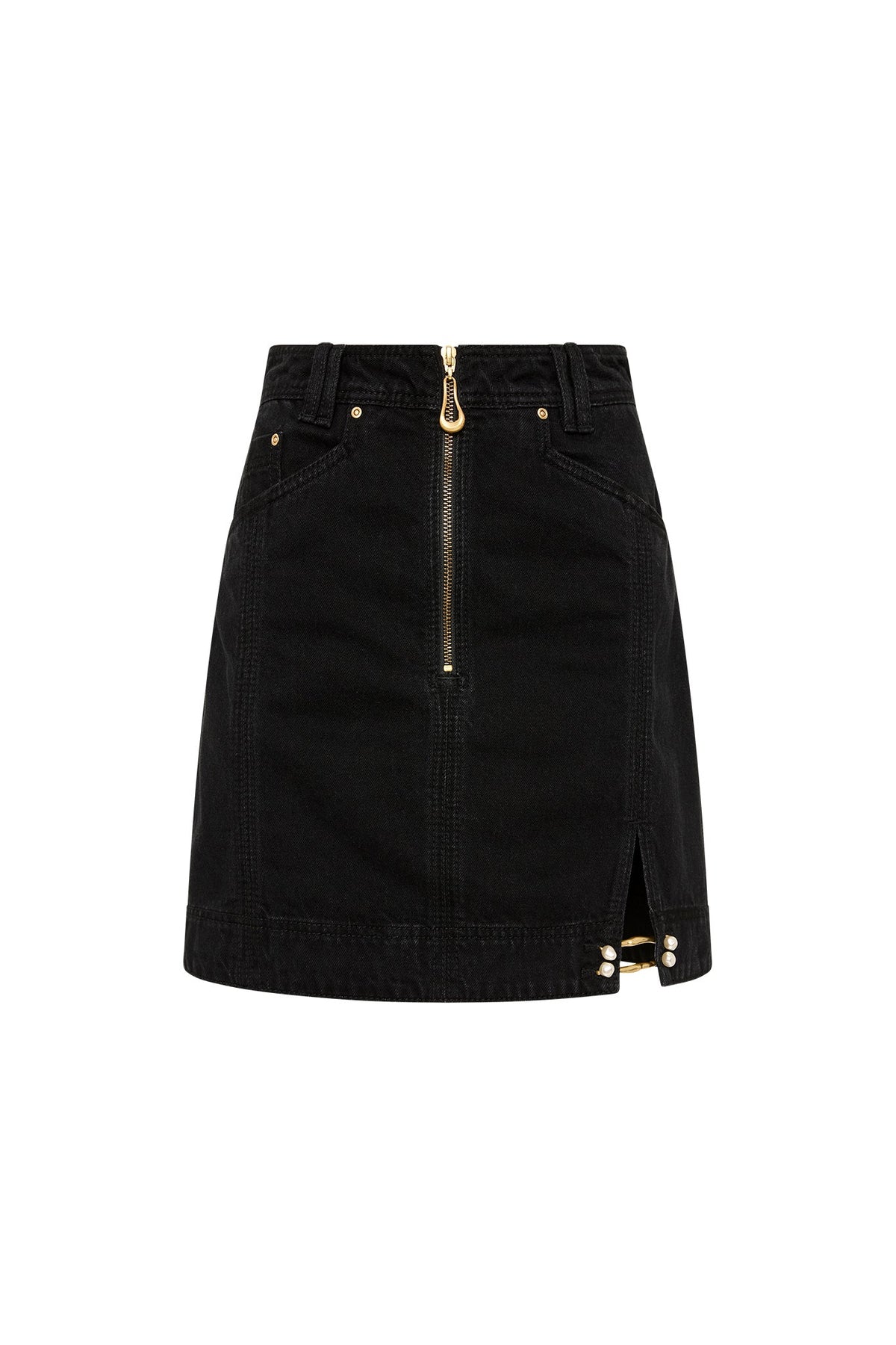 Women Willa Denim Mini Skirt | Aje