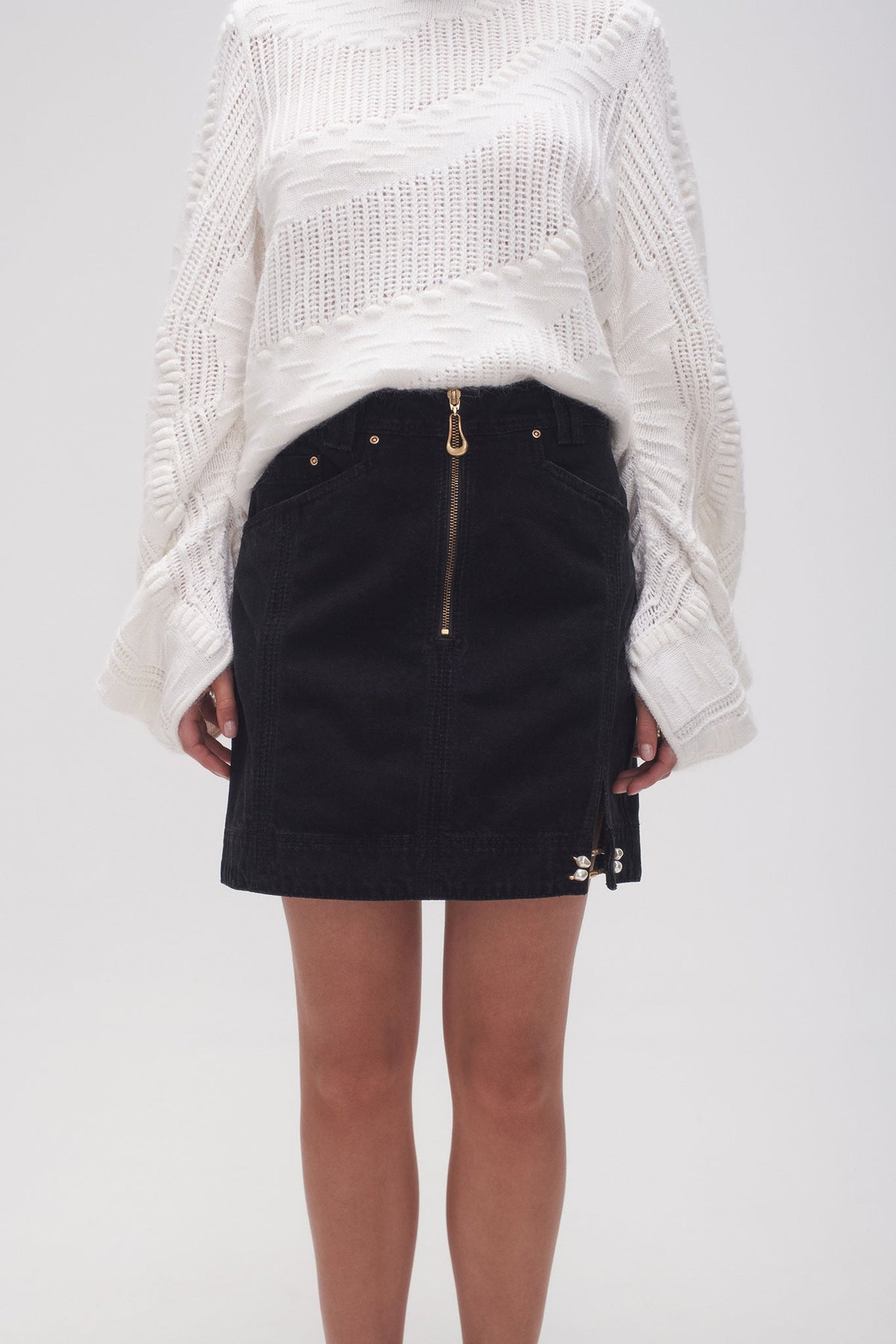 Women Willa Denim Mini Skirt | Aje