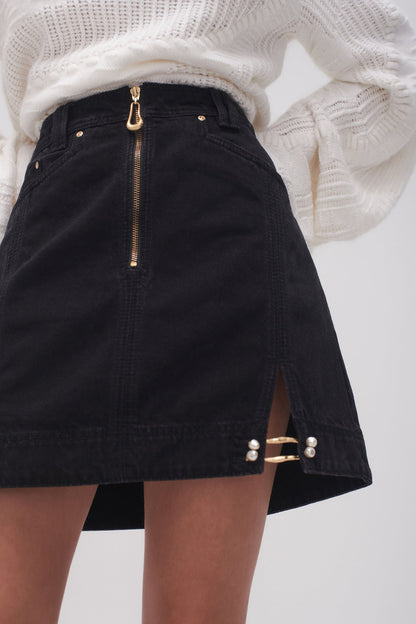 Women Willa Denim Mini Skirt | Aje