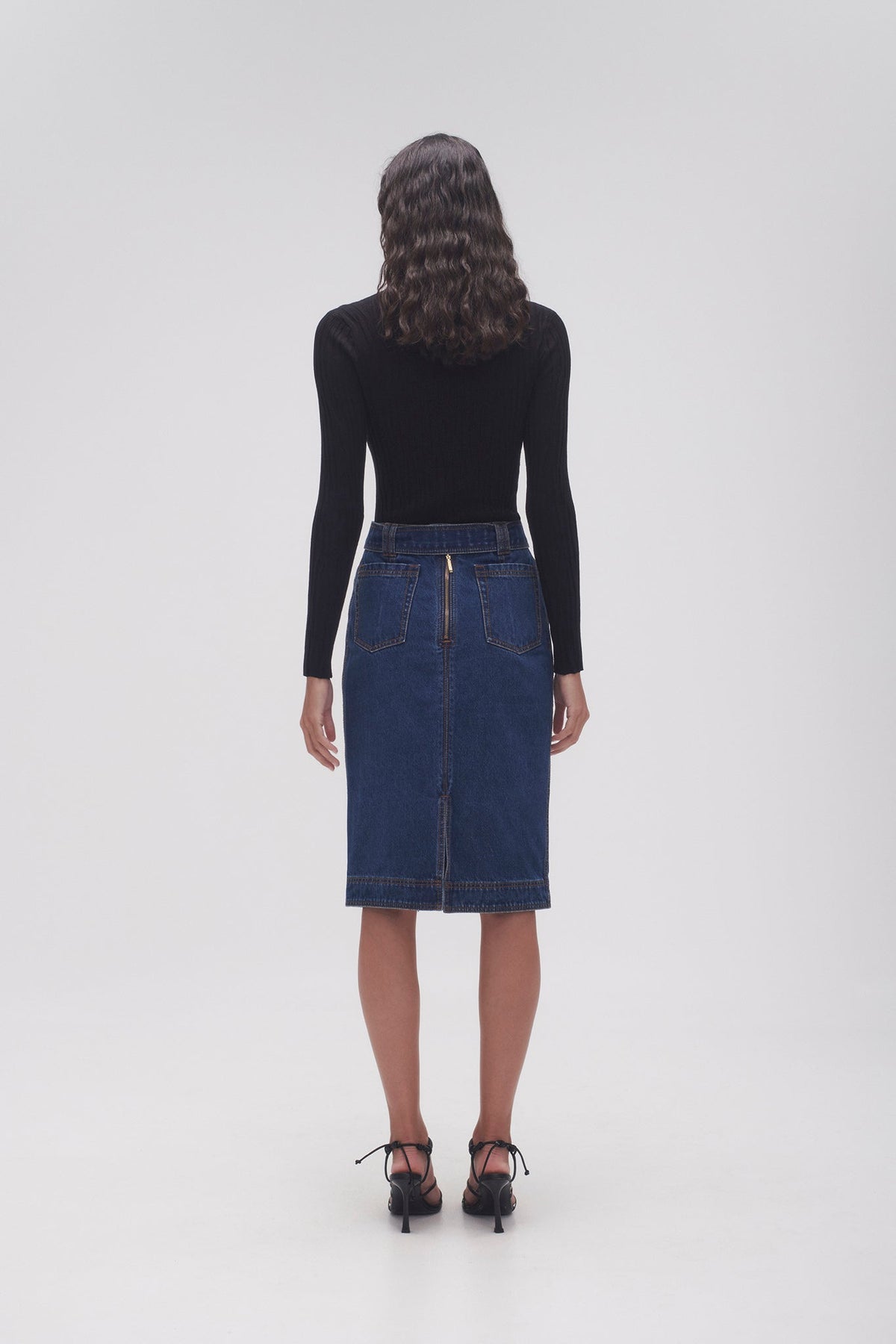 Women Colorado Denim Midi Skirt | Aje