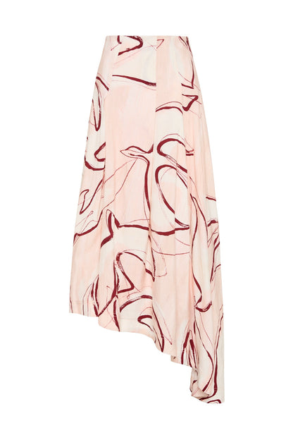 Women Jeanne Dipped Midi Skirt | Aje