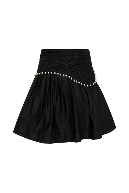 Women Florence Pearl Trim Mini Skirt | Aje