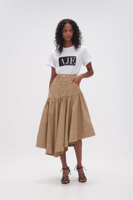 Women Willow Utility Midi Skirt | Aje