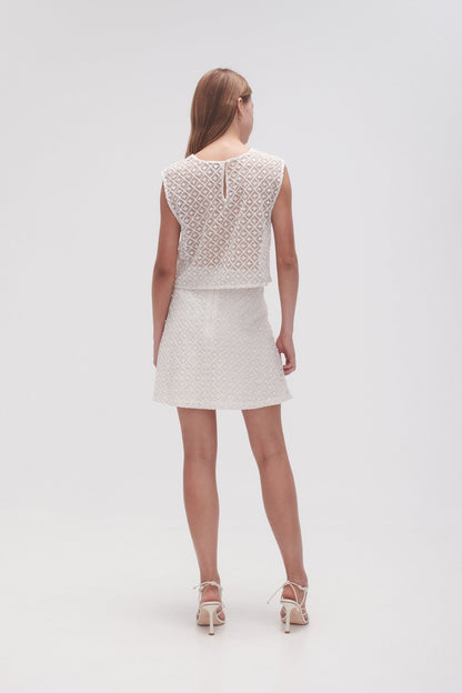 Women Freya Diamond Pearl Mini Skirt | Aje