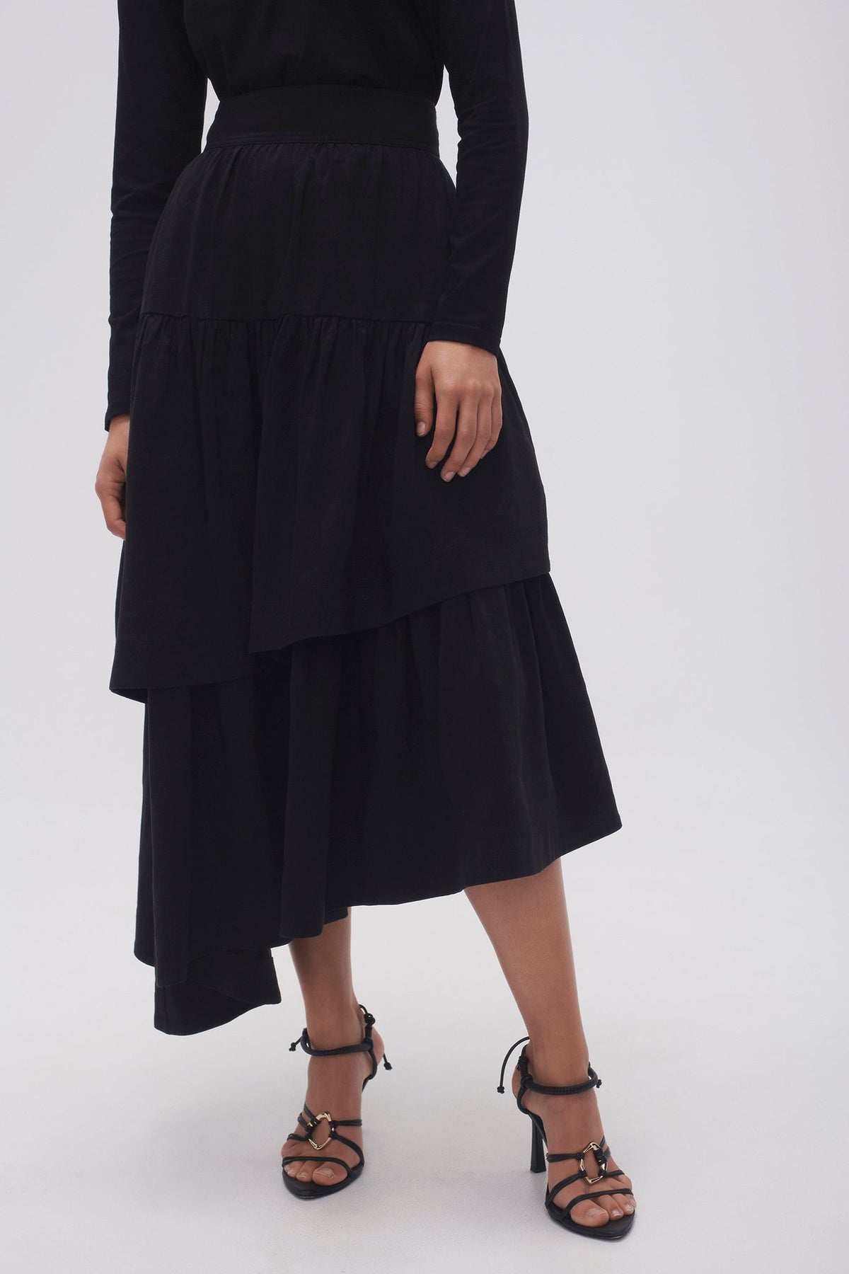 Women Interlace Midi Skirt | Aje