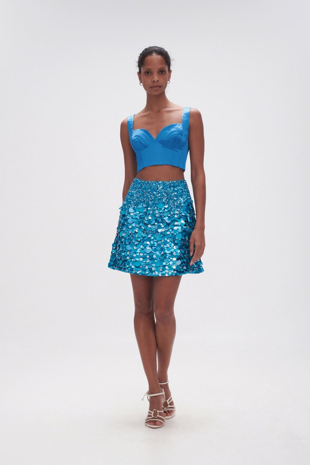 Women Cherie Sequin Mini Skirt | Aje