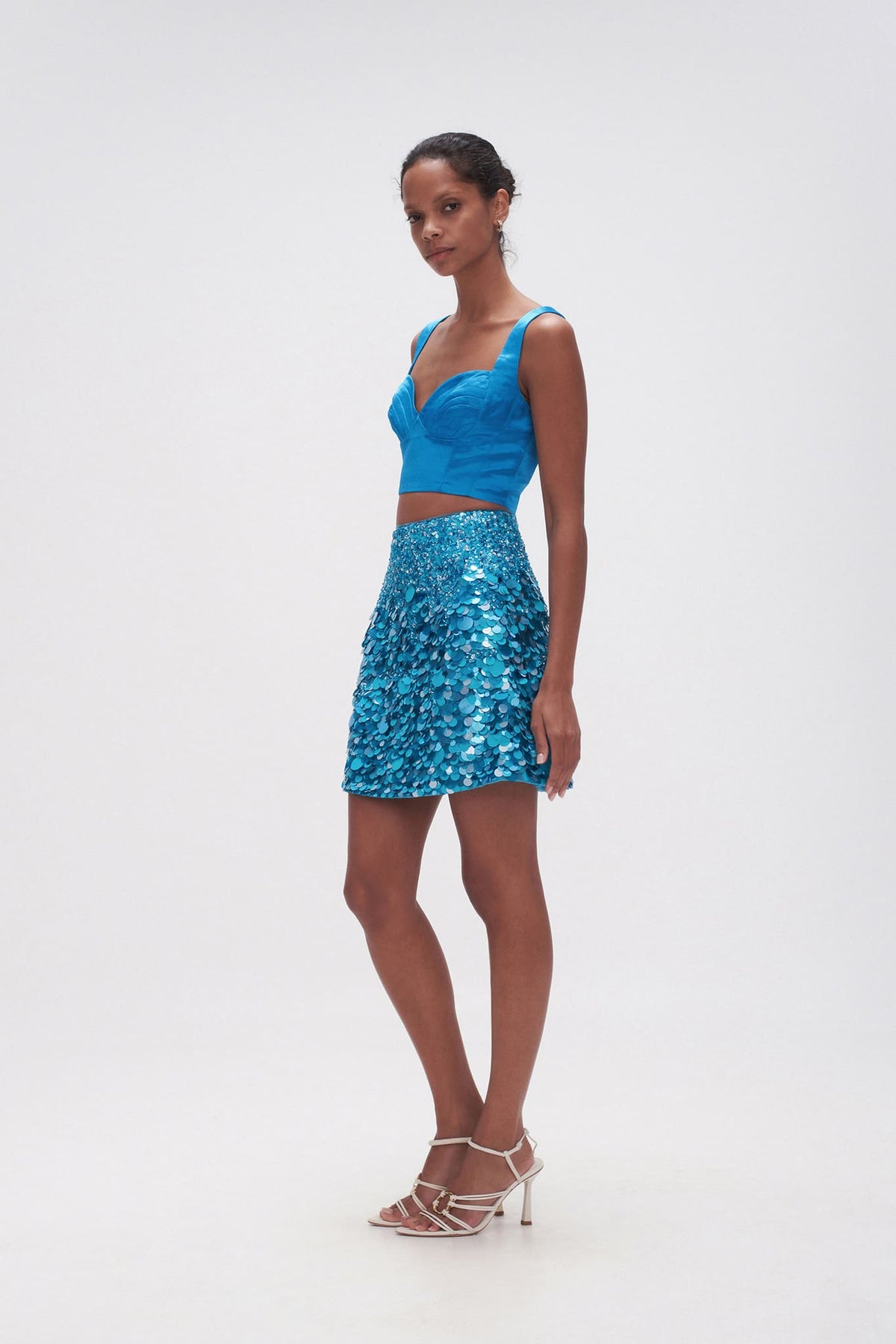 Women Cherie Sequin Mini Skirt | Aje