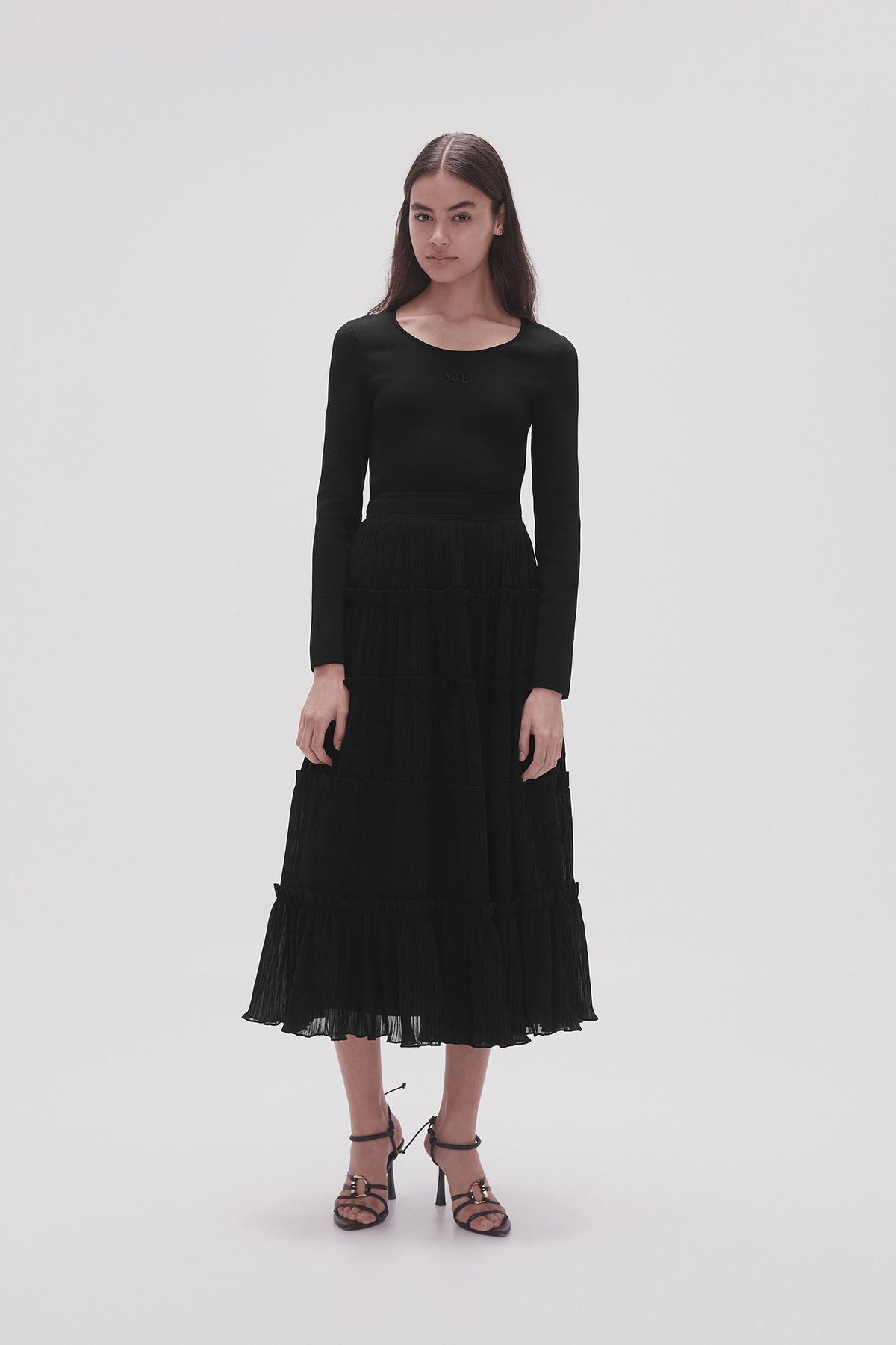 Women Robyn Tiered Maxi Skirt | Aje