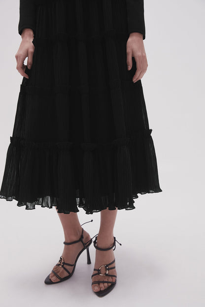 Women Robyn Tiered Maxi Skirt | Aje