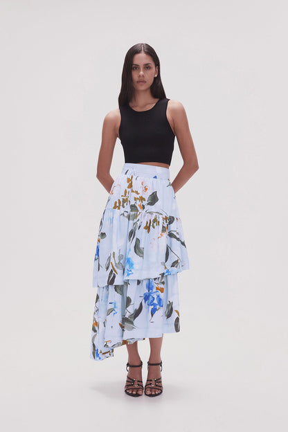 Women Interlace Midi Skirt | Aje