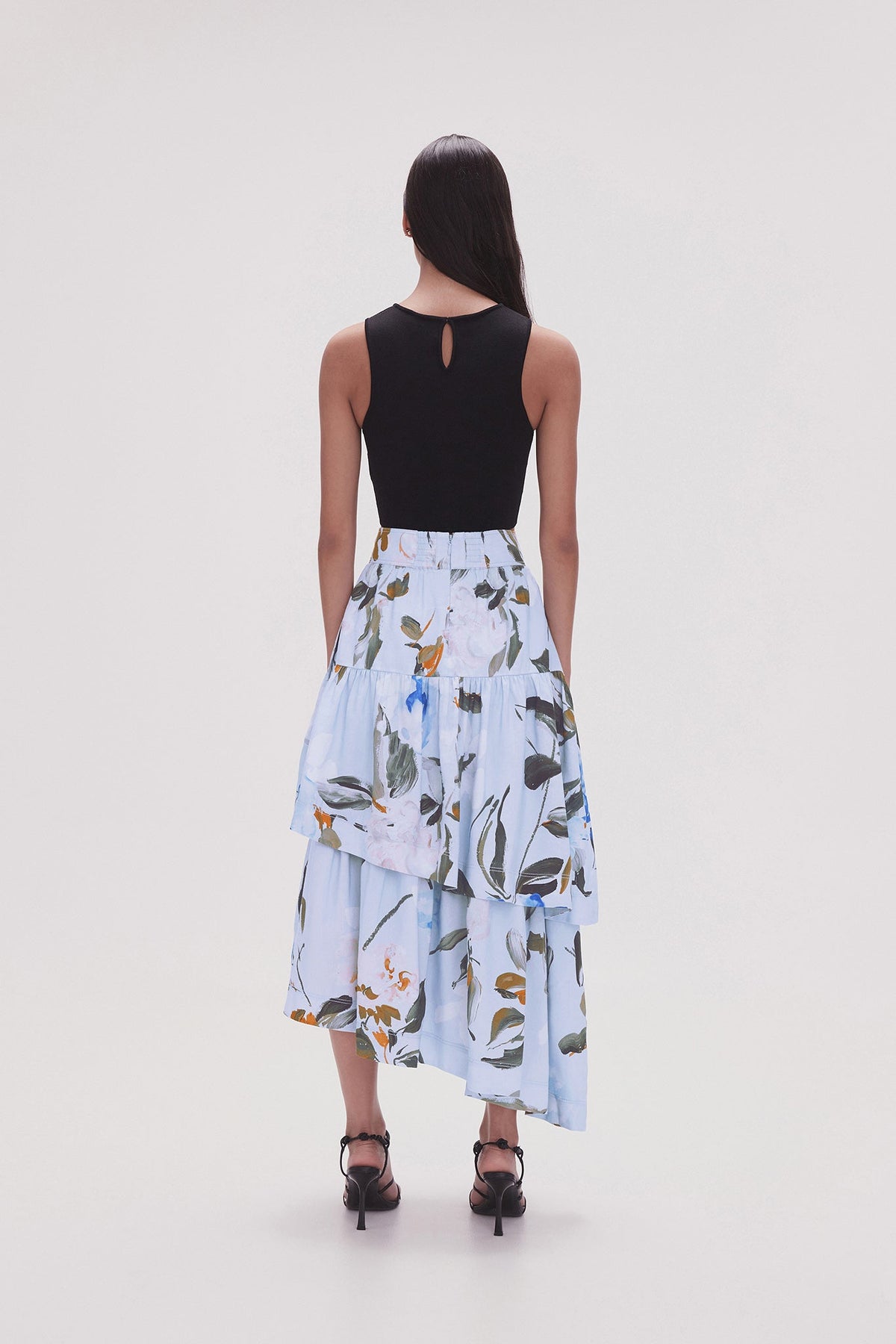 Women Interlace Midi Skirt | Aje