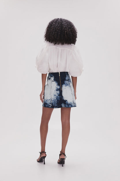 Women Enigma Denim Mini Skirt | Aje