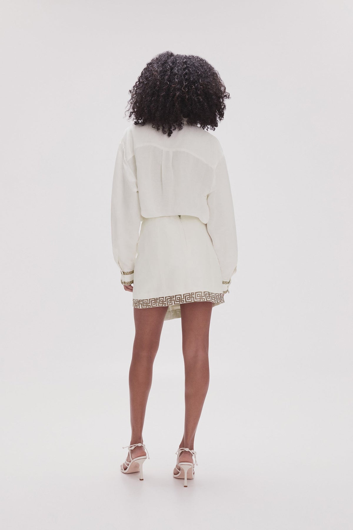 Women Voyager Embroidered Mini Skirt | Aje