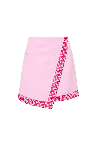 Women Voyager Embroidered Mini Skirt | Aje