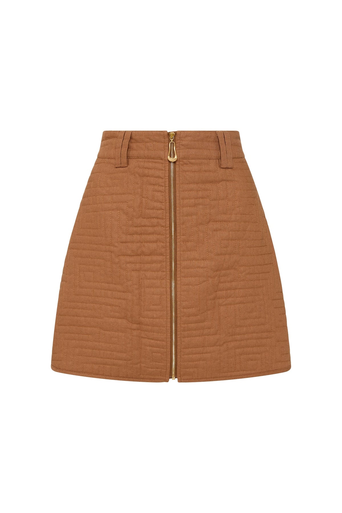 Women Surrealist Quilted Mini Skirt | Aje