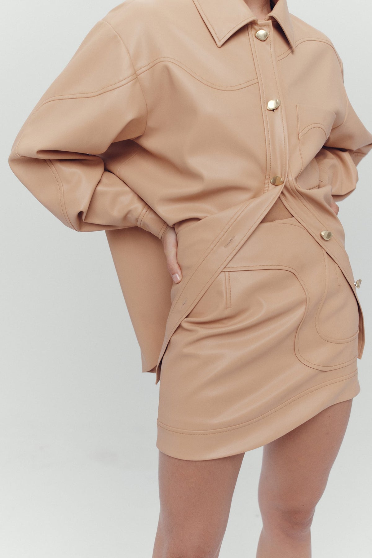 Women Priscilla Scalloped Mini Skirt | Aje