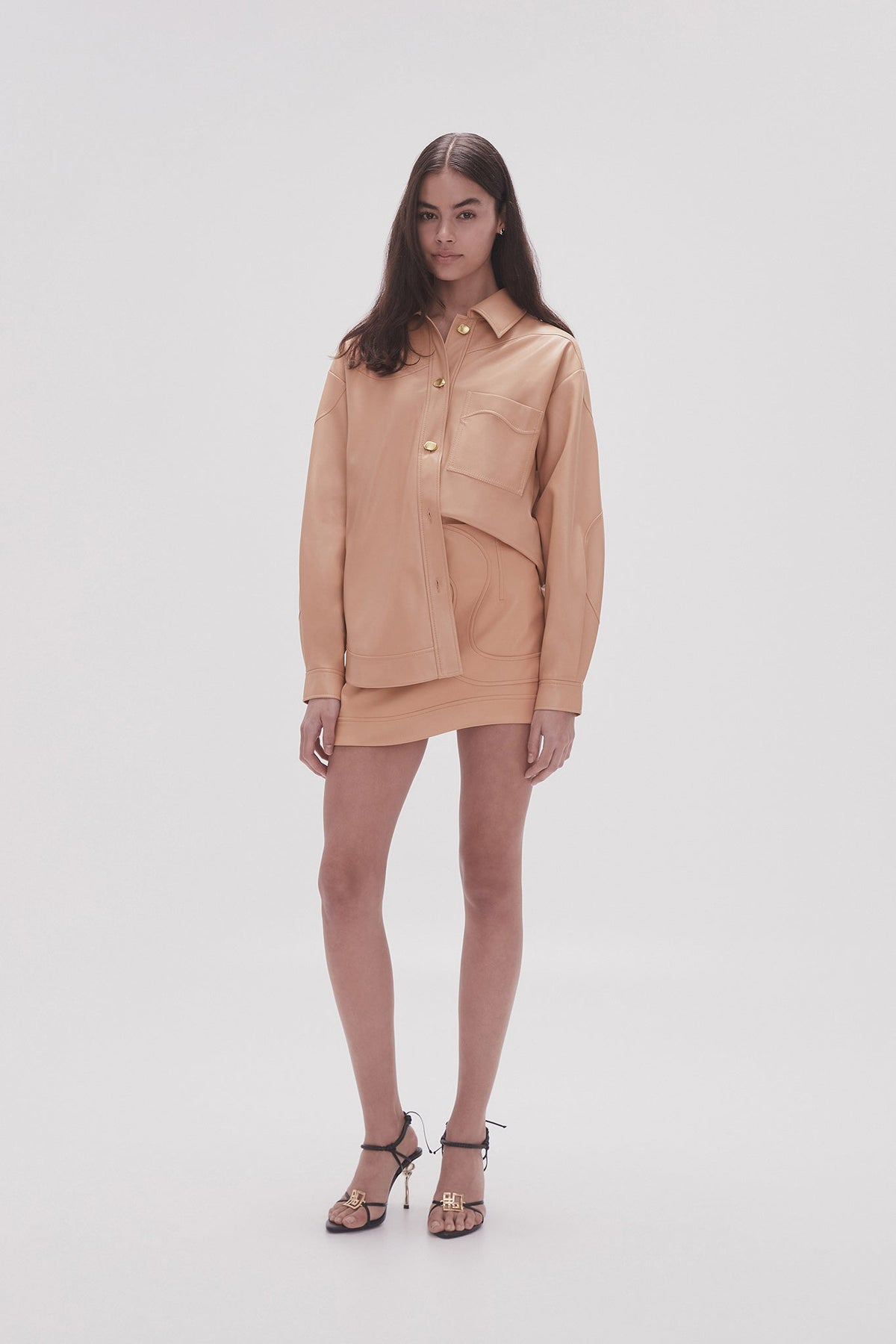 Women Priscilla Scalloped Mini Skirt | Aje