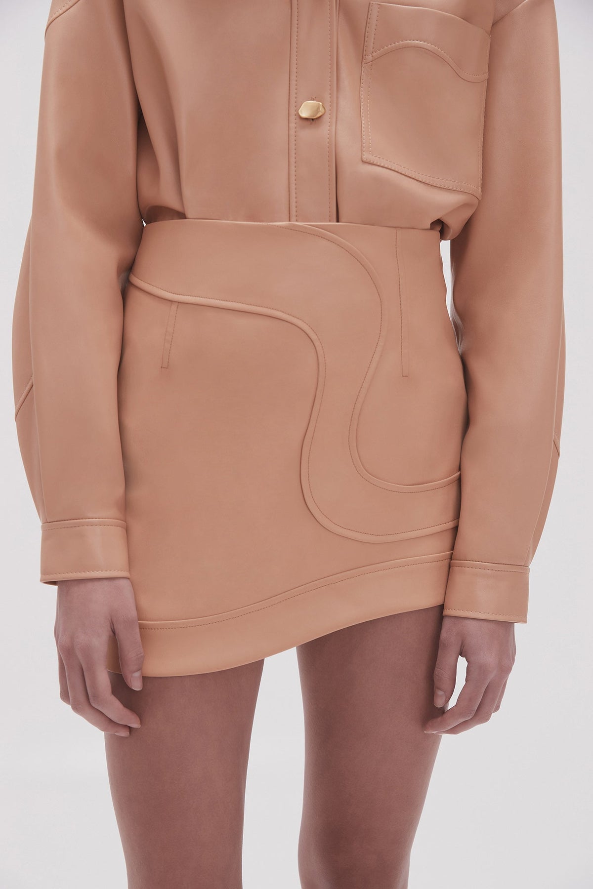 Women Priscilla Scalloped Mini Skirt | Aje