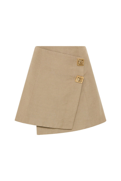 Women Realm Wrap Front Mini Skirt | Aje