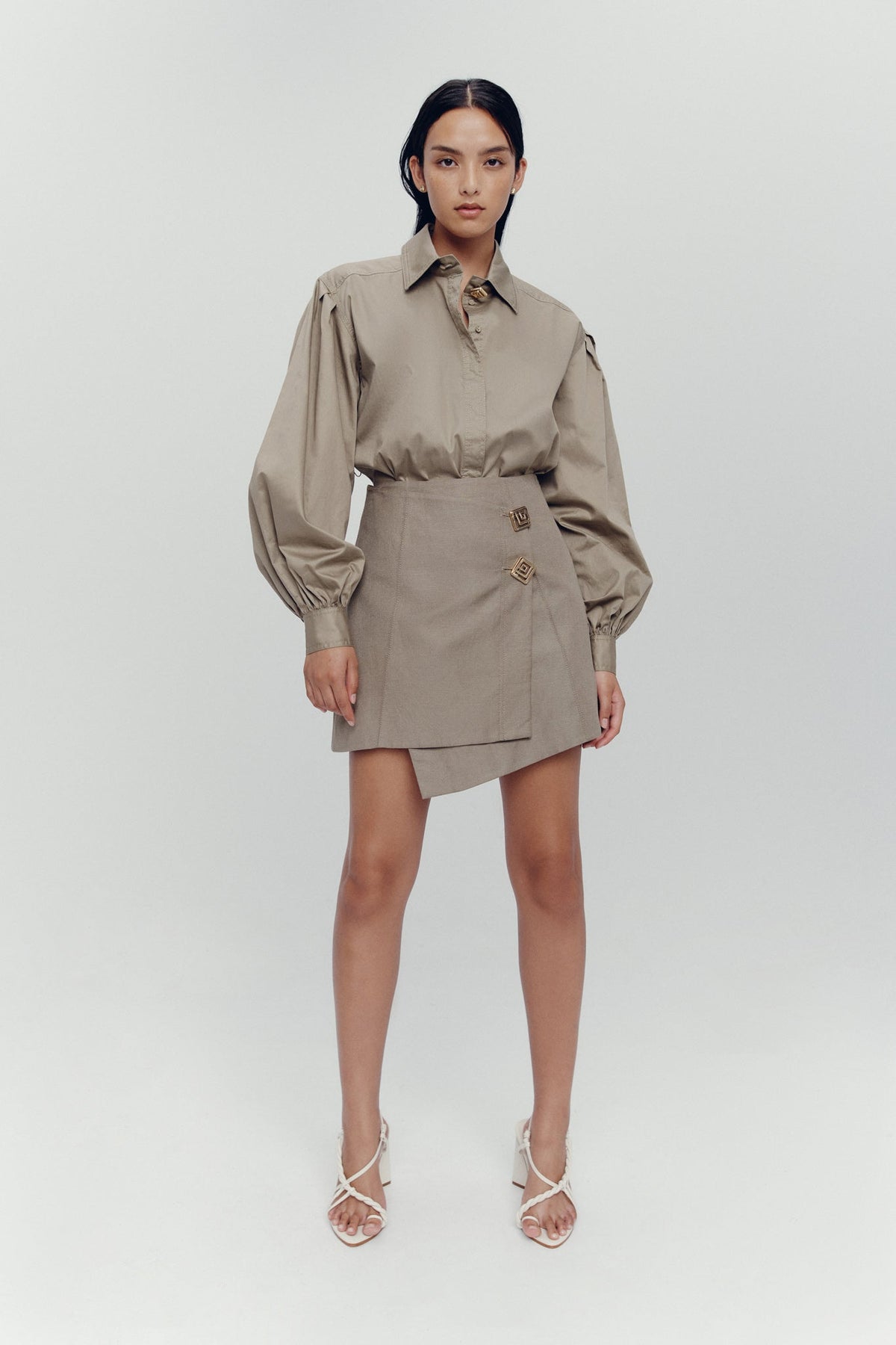 Women Realm Wrap Front Mini Skirt | Aje