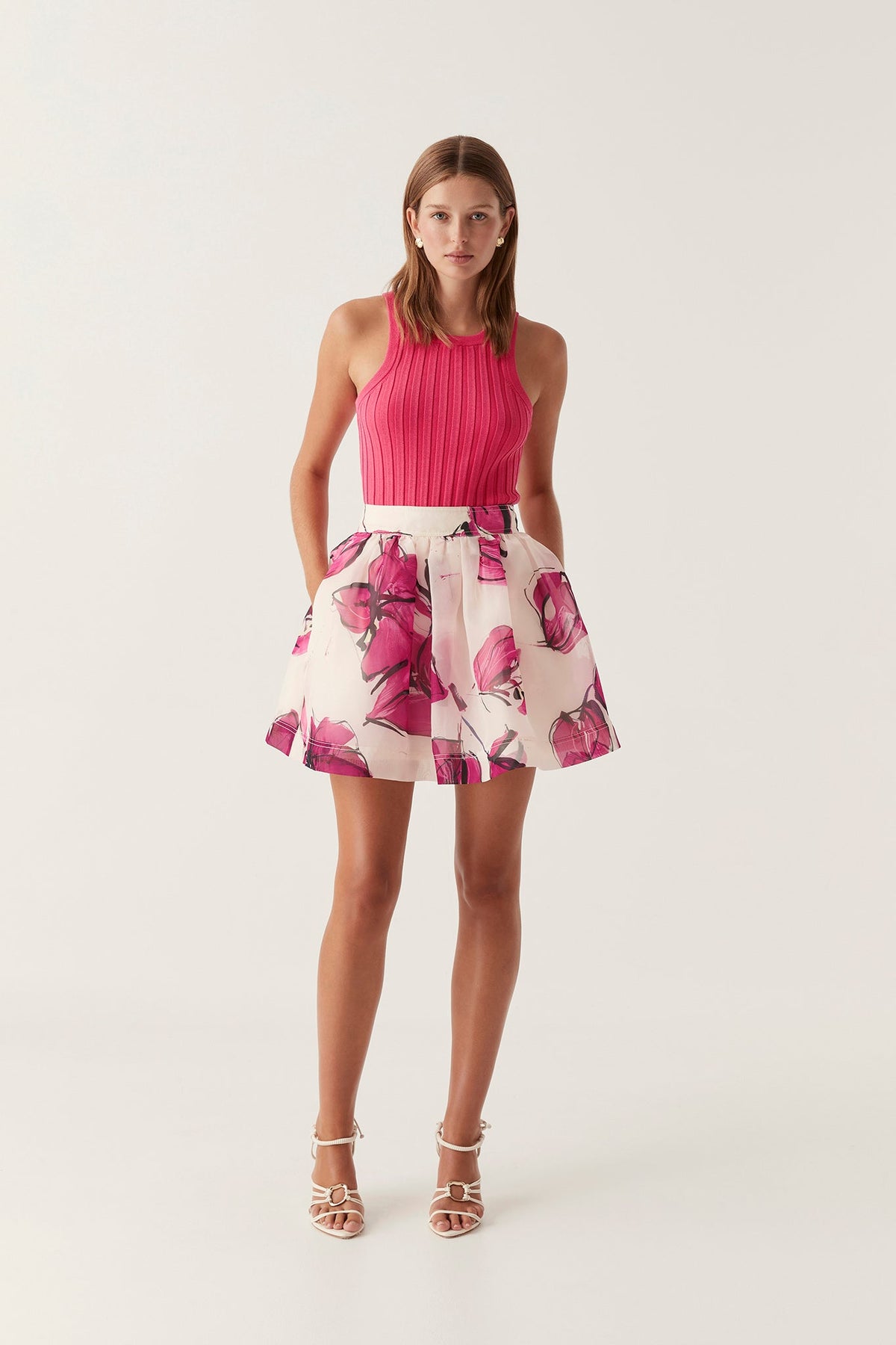 Women Dixie Flared Mini Skirt | Aje