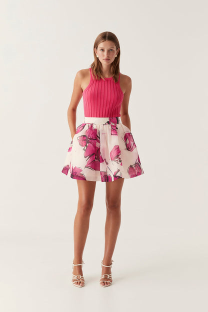 Women Dixie Flared Mini Skirt | Aje