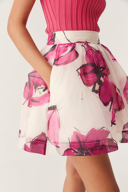 Women Dixie Flared Mini Skirt | Aje