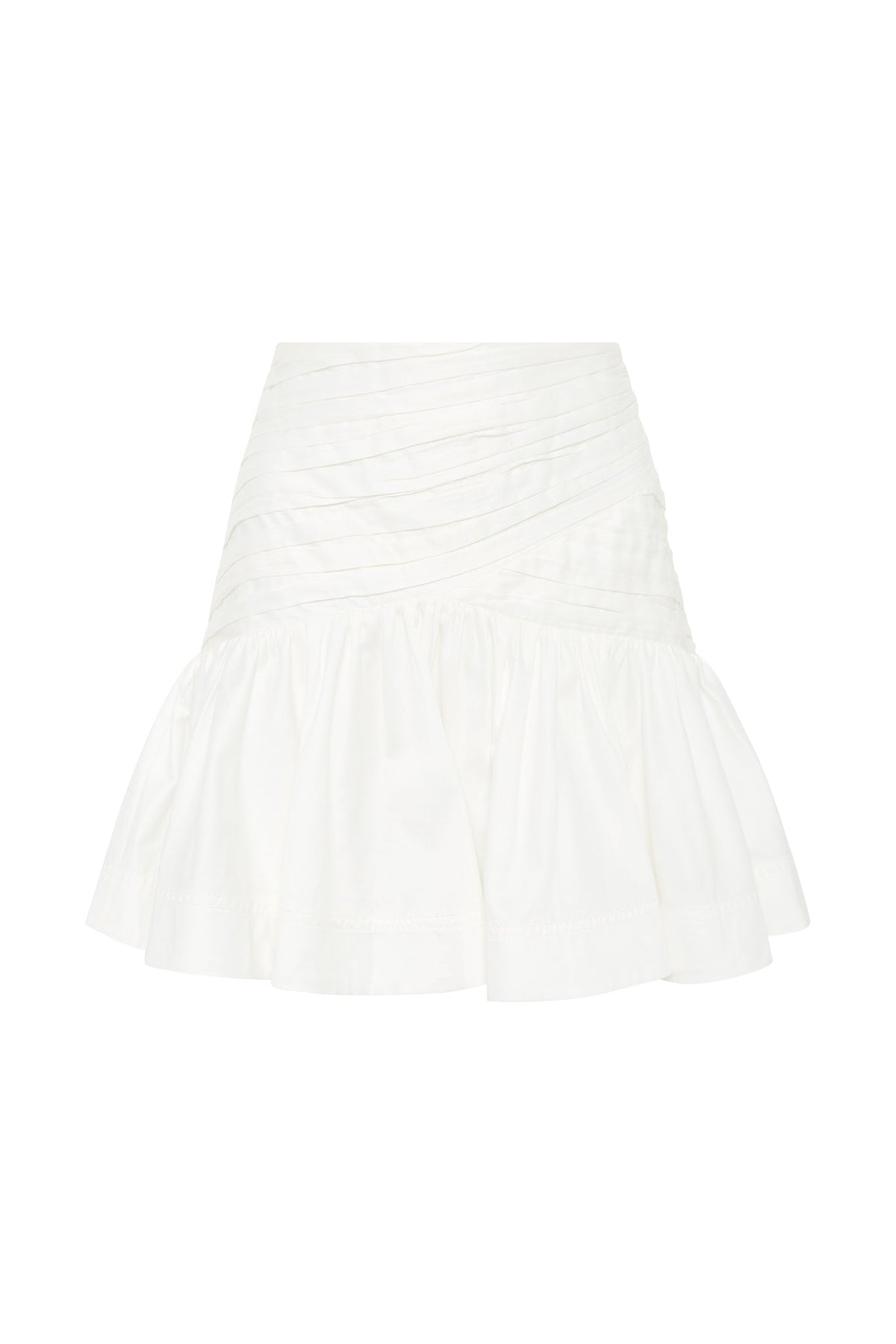 Women Carrie Ruched Mini Skirt | Aje