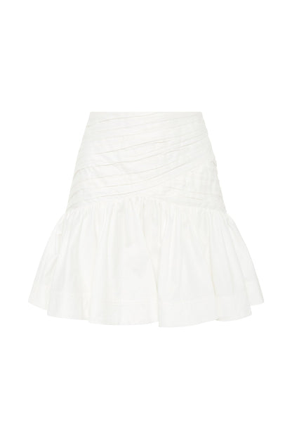 Women Carrie Ruched Mini Skirt | Aje