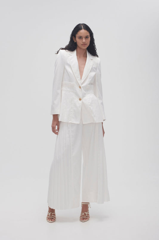 Women Tranquility Pleated Jacket | Aje