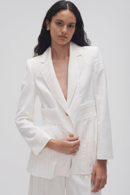 Women Tranquility Pleated Jacket | Aje