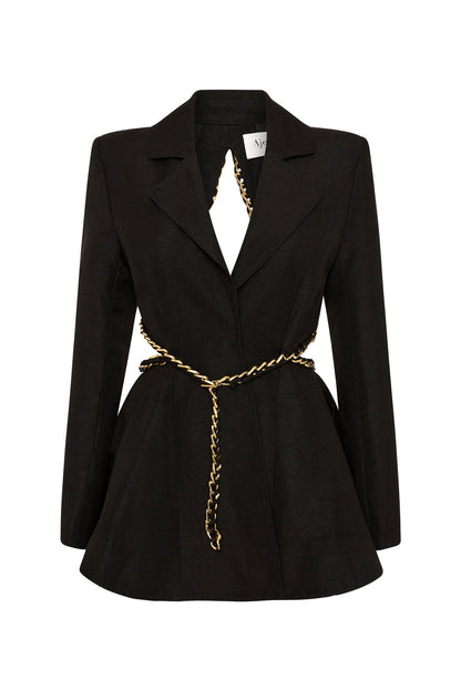 Women Opal Backless Chainlink Jacket | Aje