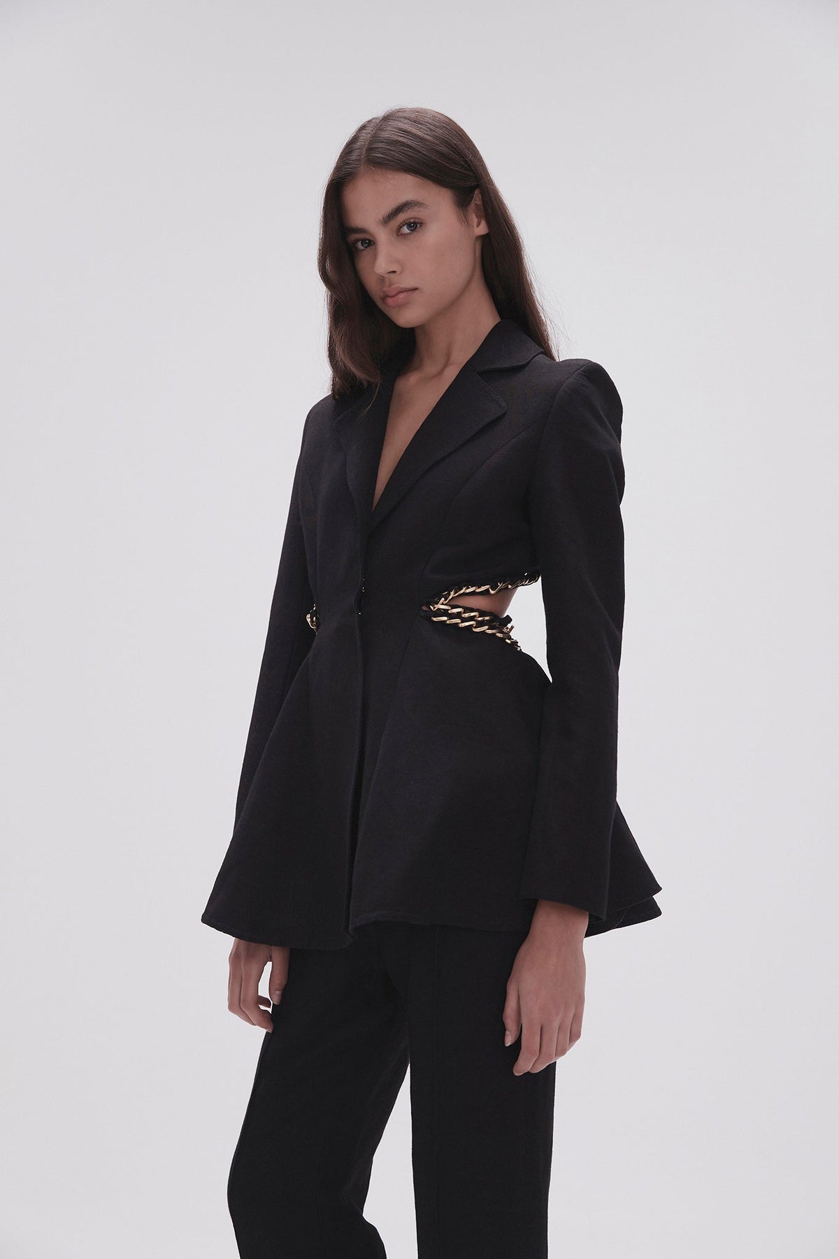 Women Opal Backless Chainlink Jacket | Aje