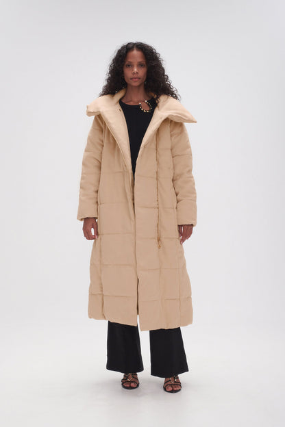 Women Skyline Wool Puffer Coat | Aje