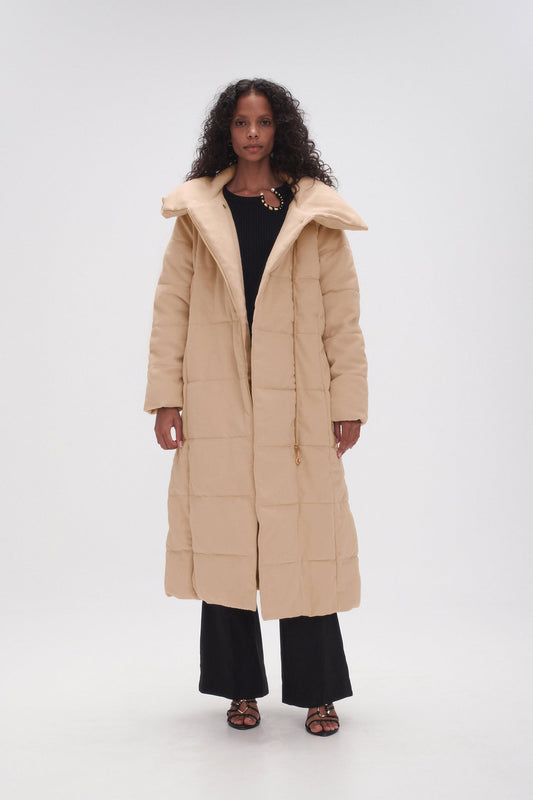 Women Skyline Wool Puffer Coat | Aje