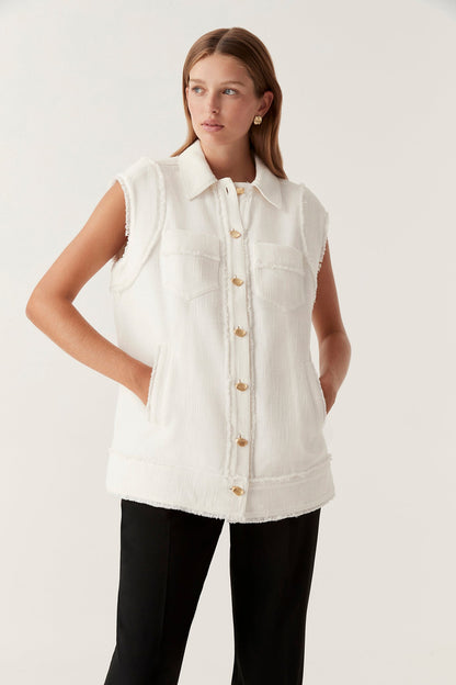 Women Frontier Oversized Vest | Aje