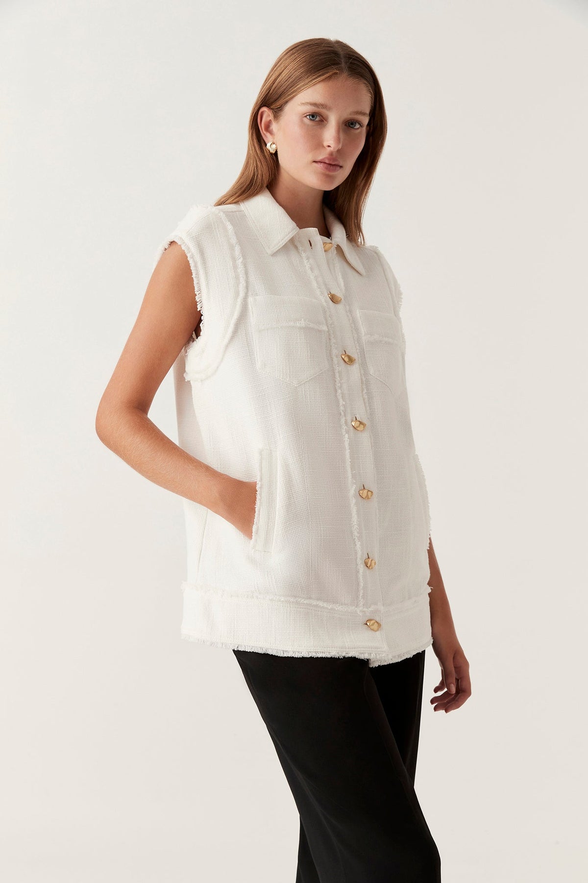 Women Frontier Oversized Vest | Aje