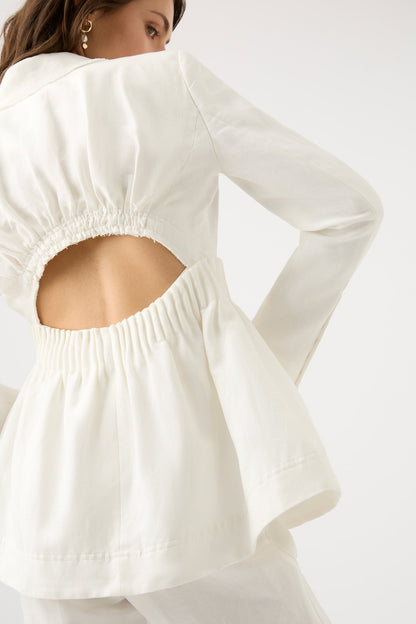 Women Elle Cartridge Pleat Jacket | Aje