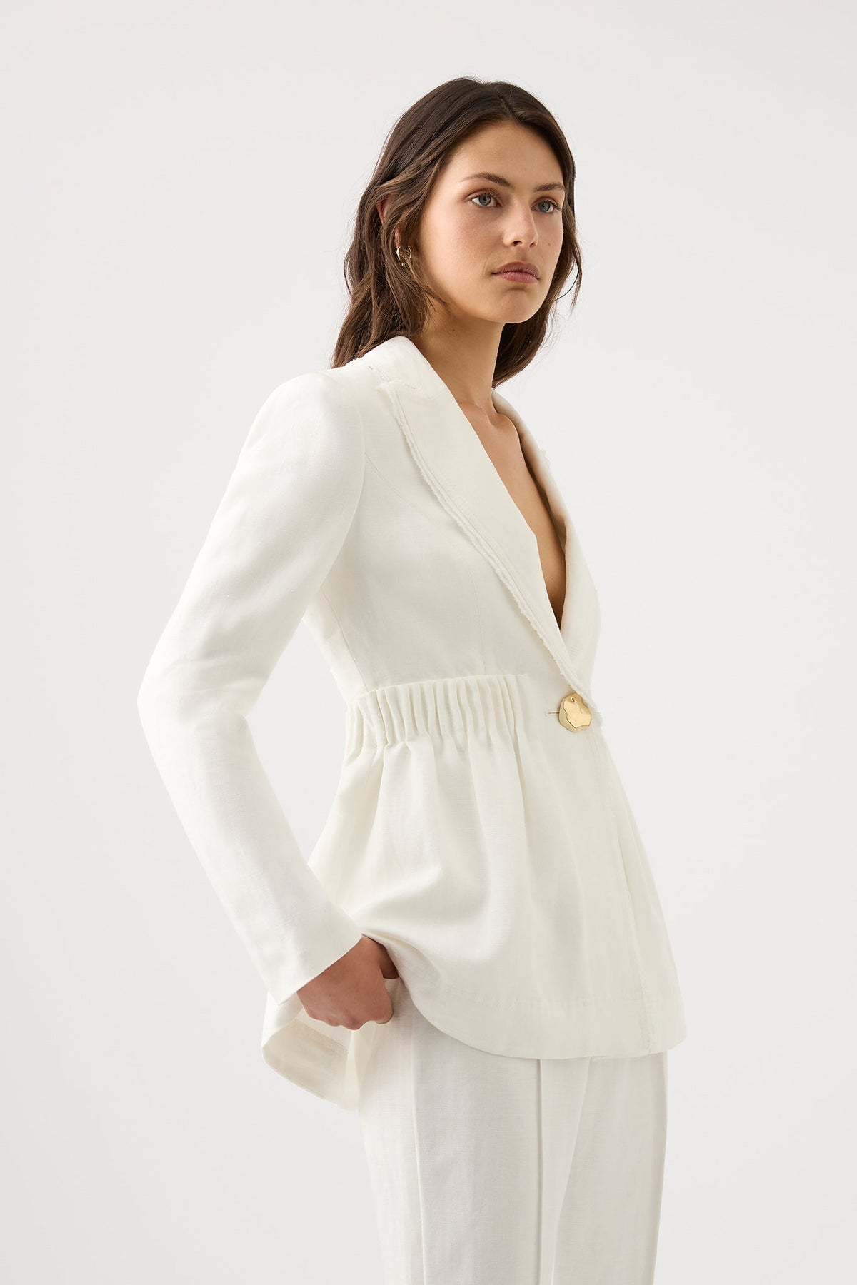 Women Elle Cartridge Pleat Jacket | Aje